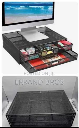 Monitor Stand With Dual Storage