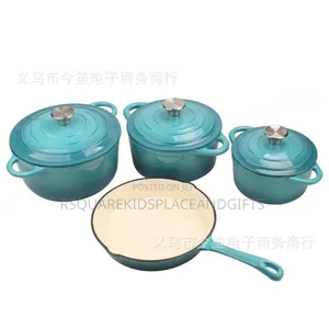 Cast Iron Die Cookware Set by 4
