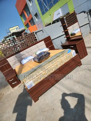 High Quality Wooden 6by6 Set of Bed Made With HDF Board