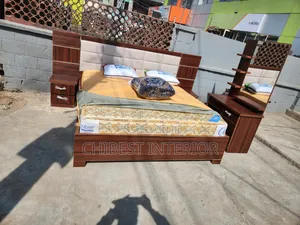 Luxury 4ft Tall 6by6 Bed Stand Made With HDF Plywood