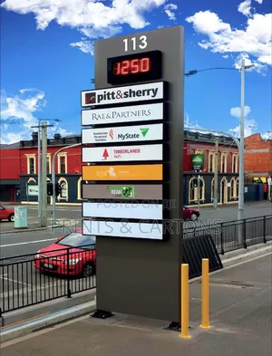 Branded Pylon Signage for Companies