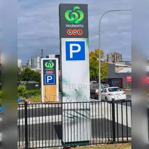 Pylon Signage Printing for Fuel Stations