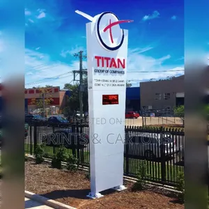 Branded Pylon Signage for Companies. #0