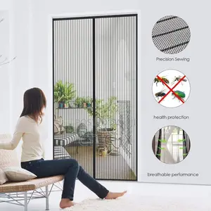 Diker Heavyduty Magnetic Screen Door Mesh Curtain 120cm X 210cm