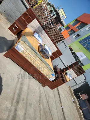 High Quality HDF 6by6 Bed With Cupboards and Dresser