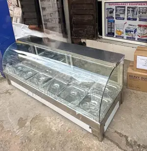 6/12 Only Down Curved Glass Bain Marie
