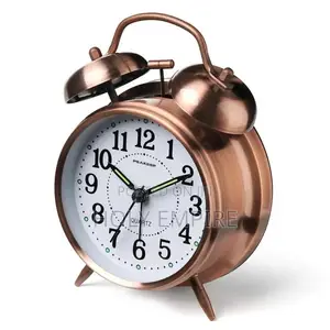 Loud Alarm for Deep Sleepers, 4 Inch Twin Bell Alarm Clock