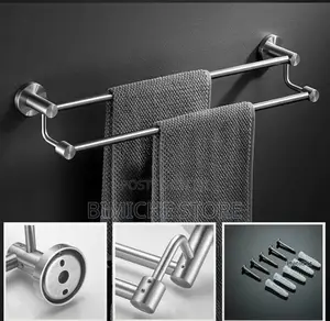 Double Stainless Towel Hanger