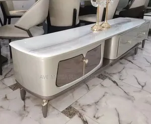 Marble Top Adjustable Tv Stand