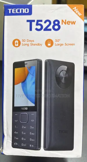 New Tecno T528 Black