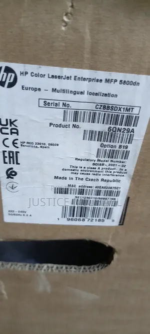 Hp Colr Ljet Ent MFP 5800dn Printer