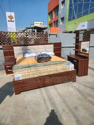 Six by Six Set of Wooden Bed Made With Topnotch Materials