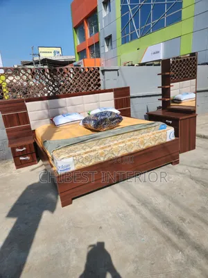 4ft Tall 6by6 Wooden HDF Set of Bed.