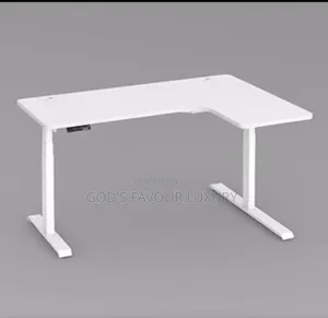 Electric Adjustable Height Desk L Shaped.