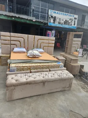 5ft Tall 6by6 Bed With Dresser, Cupboards and Footrest