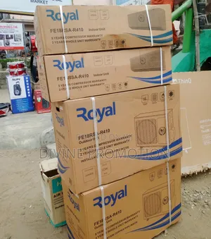 2hp Royal Ac With 100% Copper Installation Kit, White Color