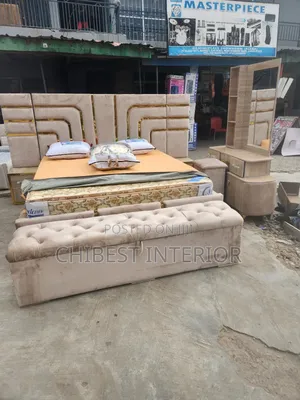 6by6 Bed Frame With Other Complete Accessories