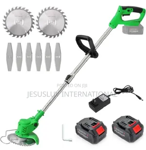 Grass Brush Cutter With 2 Rechargeable 48v Batteries