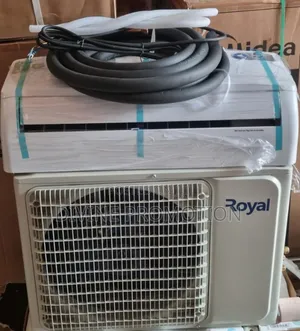 Royal Ac 1hp With 100% Copper Installation Kit, White Color