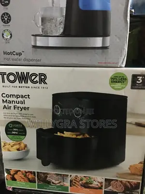 Tower Vortx 4.2l Manual Single Basket Air Fryer - Black