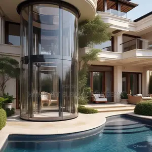Flat Building Elevation Glass Fireproof