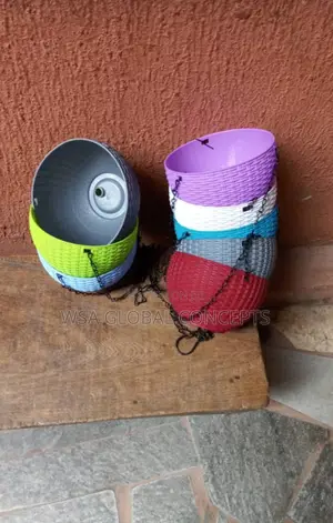 Hanging Flower Pots Available in Different Colors