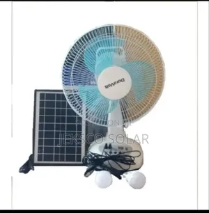 Duravolts Solar/ Ac Fan, Table Fan.