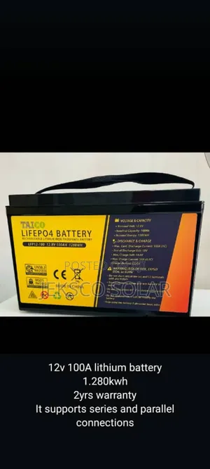 Taico 100ah, 12v Lithium Battery.