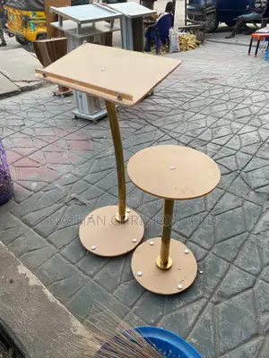 High Quality Gold Plated Acrylic Pulpit