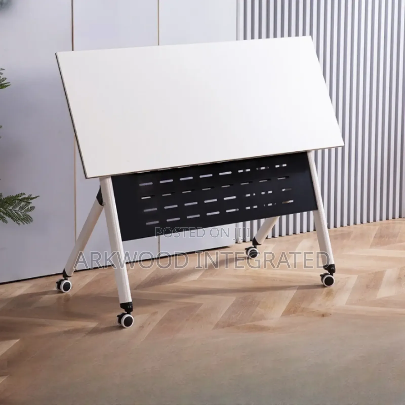 Foldable Top/Convertible Table With Lockable Wheels