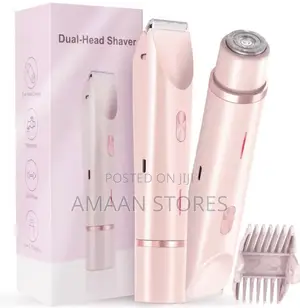 Waterproof Electric Shaver for Women – 2-in-1 Dual Head
