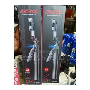 C17 Smart Ai Tracker Gimbal Tripod Selfie Stick 4 Leg Stand.