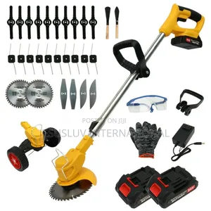 Cordless Grass Brush Cutter With 2 Batteries 48v For Garden