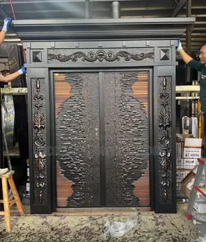 7ft By 4ft German Copper Security Door With Ark(Wave Design