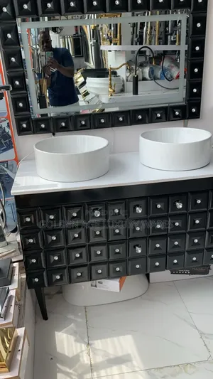 Luxury Double Cabinet Black