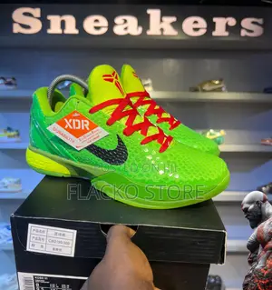 Original Nike Zoom Kobe 6 Proto Grinch Basketball Sneakers