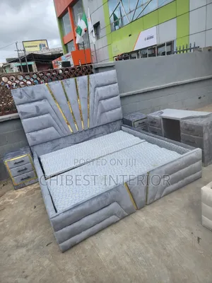 High Quality 6by6 Bed With Modernized Dresser Cupboards