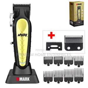 Wmark Ng-138 Men's Hair Clipper 8500 RPM DLC Blade With Base