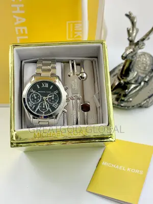 Michael Kors Ladies Wristwatch and Bracelet Set