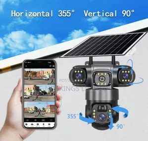 V380 Solar Camera 3 Lens View