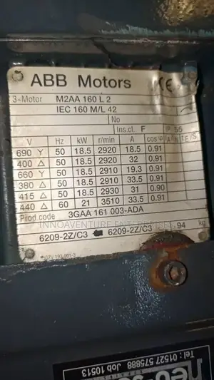 25hp Abb Motor