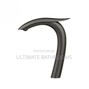 Sleek Black Basin Mixer Faucet