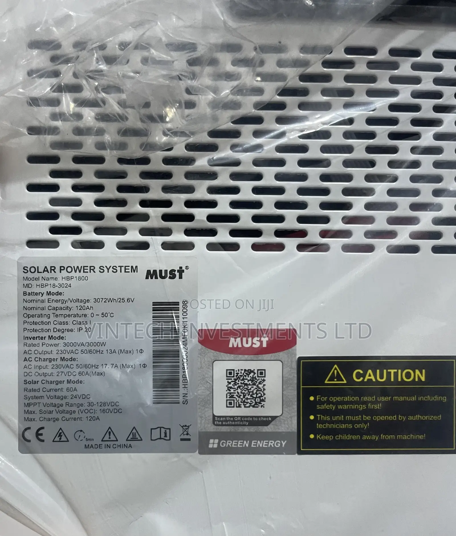 Must 3kva Solar Generator With Lithium Charge Controller