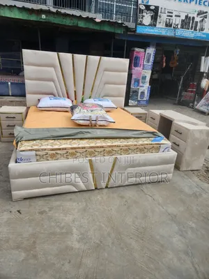 Luxury Six by Six Bed With Its Accessories