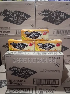 Jacob's Cream Crackers 24x200g