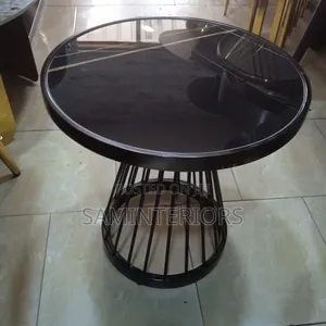 Brand New Original Side Table With Marble Top