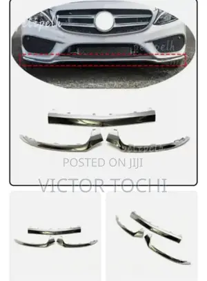 C300 2015 /E350 2014 Front Bumper Down Stainless Chrome