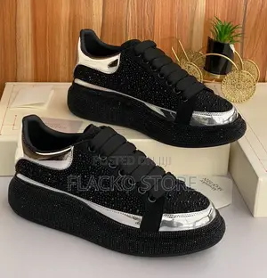 Original Alexander Mcqueen Rhinestones Luxury Sneakers