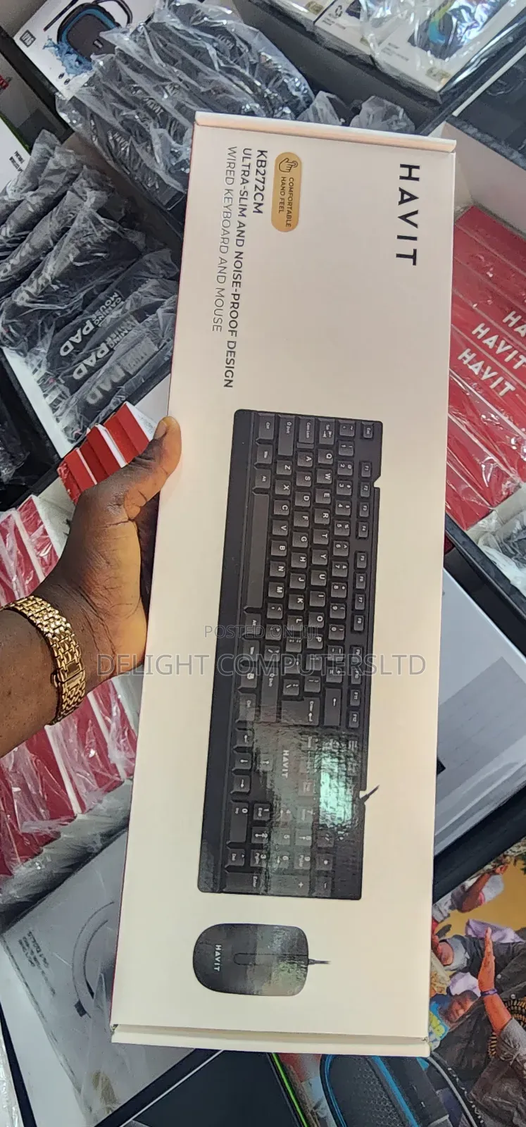Havit Kb272cm Wired Keyboard and Mouse