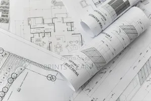 Printed Architectural Drawing. #0